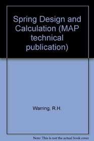 Spring Design and Calculation (MAP technical publication)