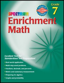 Spectrum Enrichment Math, Grade 7