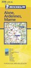 Michelin Aisne, Ardennes, Marne: Includes Plans for Laon, Charleville-Mexiere, Chalons-En-Champagne, Reims (Michelin Local France Maps) (French Edition)