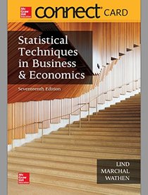 Statistical Techniques in Business & Economics Connect Access Code
