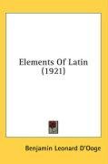 Elements Of Latin (1921)