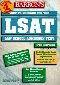 Barron's How to Prepare for the Lsat: Law School Admission Test (Barron's How to Prepare for the Lsat. Law School Admission Test, 9th ed)