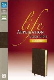 NIV Life Application Study Bible, Large Print