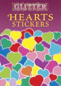 Glitter Hearts Stickers (Glitter)