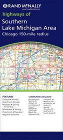 Rand McNally (Rand McNally Folded Map) Chicago 150 Mile Area