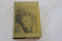 Elizabethan verse romances, (Routledge English texts)