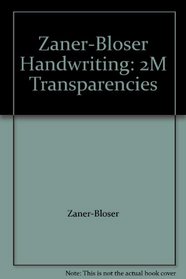 Zaner-Bloser Handwriting: 2M Transparencies