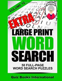 Extra Large Print Word Search Volume 12