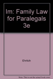 Im: Family Law for Paralegals 3e