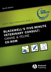 Blackwell's Five-Minute Veterinary Consult, CD-ROM: Canine and Feline