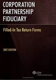 Corporation - Partnership - Fiduciary Filled-In Tax Return Forms (2007)