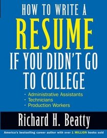 How to Write a Resume if You Didn't Go to College