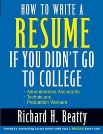 How to Write a Resume if You Didn't Go to College