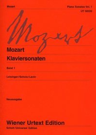Mozart Piano Sonatas Volume 1 Wiener Urtext Edition