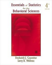 Essentials of Statistics for the Behavioral Sciences