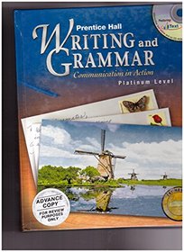 Prentice Hall, Writing And Grammer 10th Grade Platinum Tennesse Edition, 2004 ISBN: 013190647X