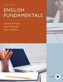 English Fundamentals, Form B (13th Edition)