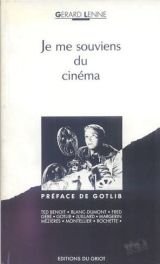 Je me souviens du cinema (French Edition)