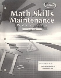 Math Skills Maintenance Workbook, Course 2