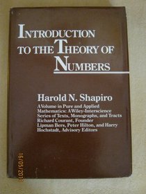 Introduction to the Theory of Numbers (Pure and Applied Mathematics,)