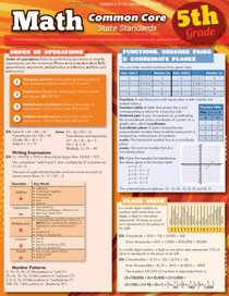 Math Common Core 5Th Grade (Quick Study: Academic)