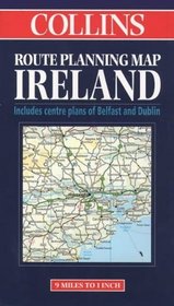 Route Planning Map Ireland (Collins Route Planning Map)