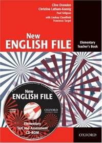 New English File: Teacher's Book with Test and Ssessment CD-ROM Elementary level (English File Elementary)