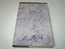 A Pope Chronology (Author Chronologies Series)