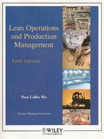 Lean Operations and Production Management (Eastern Michigan University)