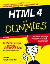 HTML 4 For Dummies   (Html 4 for Dummies)
