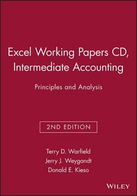 Excel Working Papers CD, Intermediate Accounting: Principles and Analysis (Excel Working Papers)