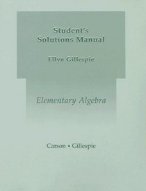 Elementary Algebra-Student Solutions