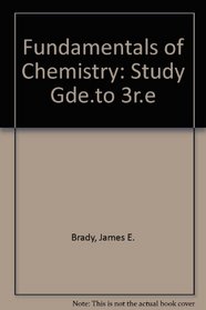 Study Guide to Accompany Fundamentals of Chemistry