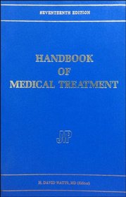 Handbook of Medical Treatment (Jmp Handbook Series)
