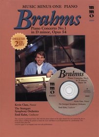 Music Minus One Piano: Brahms Concerto No. 1 in D Minor (Sheet Music and 2CD Accompaniment Set)