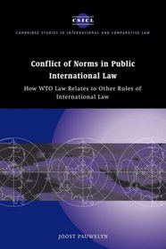 Conflict of Norms in Public International Law: How WTO Law Relates to other Rules of International Law (Cambridge Studies in International and Comparative Law)