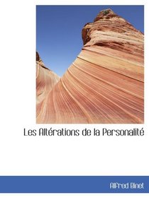 Les Altrations de la Personalit (French Edition)