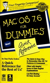 Mac OS 7.6 for Dummies Quick Reference