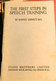First Steps in Speech Training