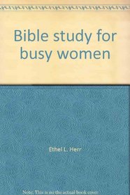 Bible study for busy women