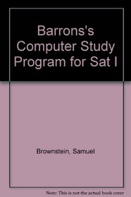 Barrons's Computer Study Program for Sat I