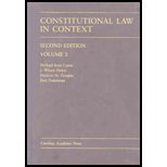 Constitutional Law in Context, Volume 2, 2nd Edition,  (Carolina Academic Press Law Casebook)
