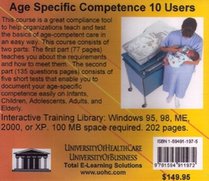 Age Specific Competence, 10 Users