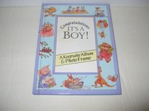 Congratulations: It's a Boy; A Keepsake Album and Photo Frame: A Keepsake Album and Photo Frame
