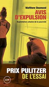 Avis d'expulsion - Enqute sur l'exploitation de la pauvret (FUTUR PROCHE) (French Edition)