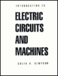 Introduction to Electric Circuits and Machines