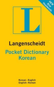 POCKET KOREAN DICTIONARY (Langenscheidt's Pocket Dictionary)