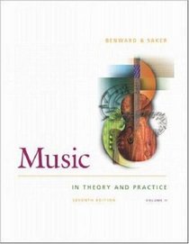 Music in Theory and Practice, Volume Two, with Anthology CD