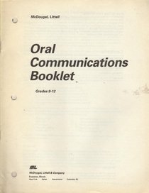 McDougal Littell Oral Communication Booklet, Grades 9-12