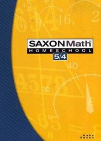 Saxon Math 5/4: Home School